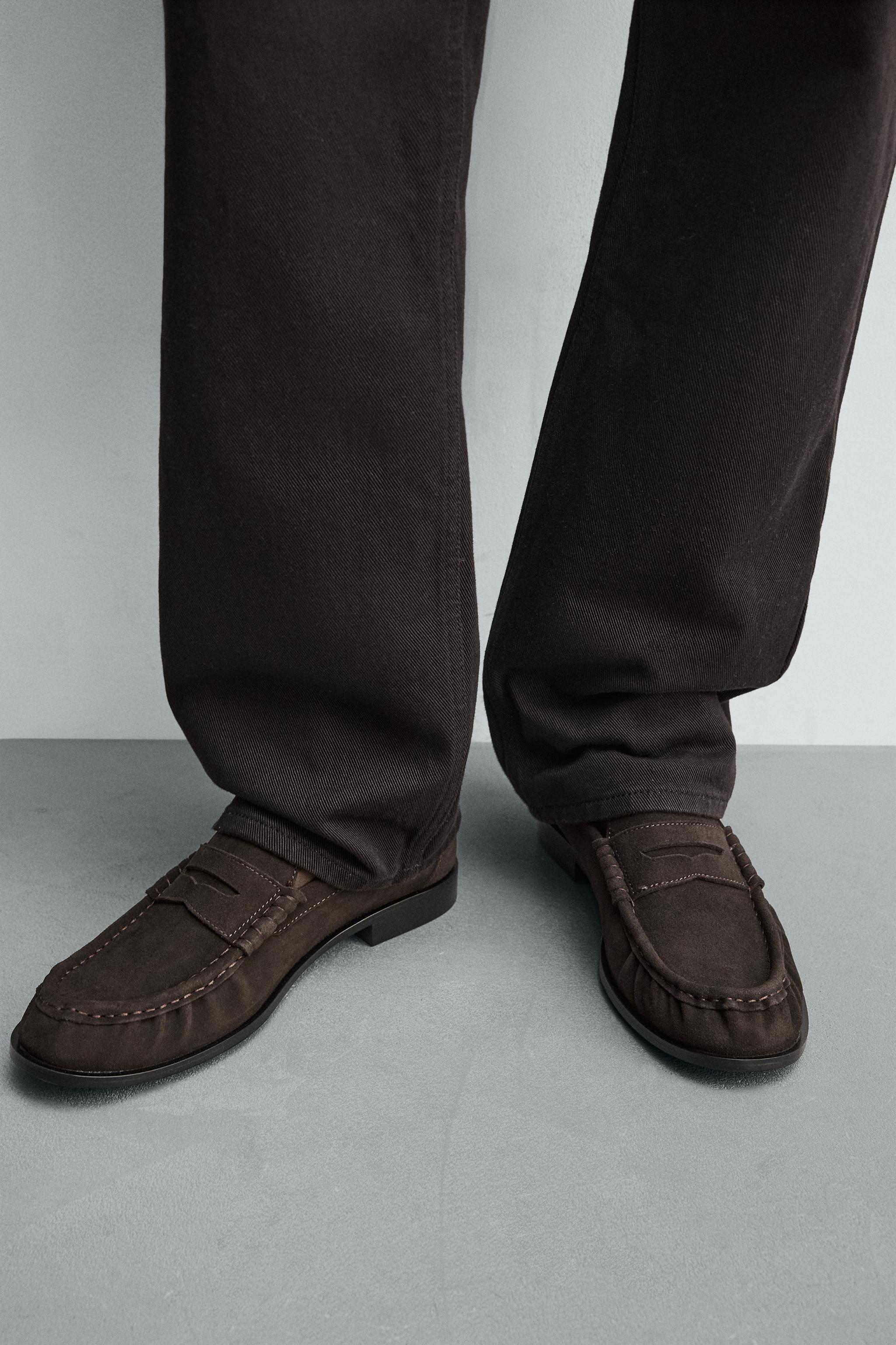 MOCASSINS EN CUIR AVEC MASQUE